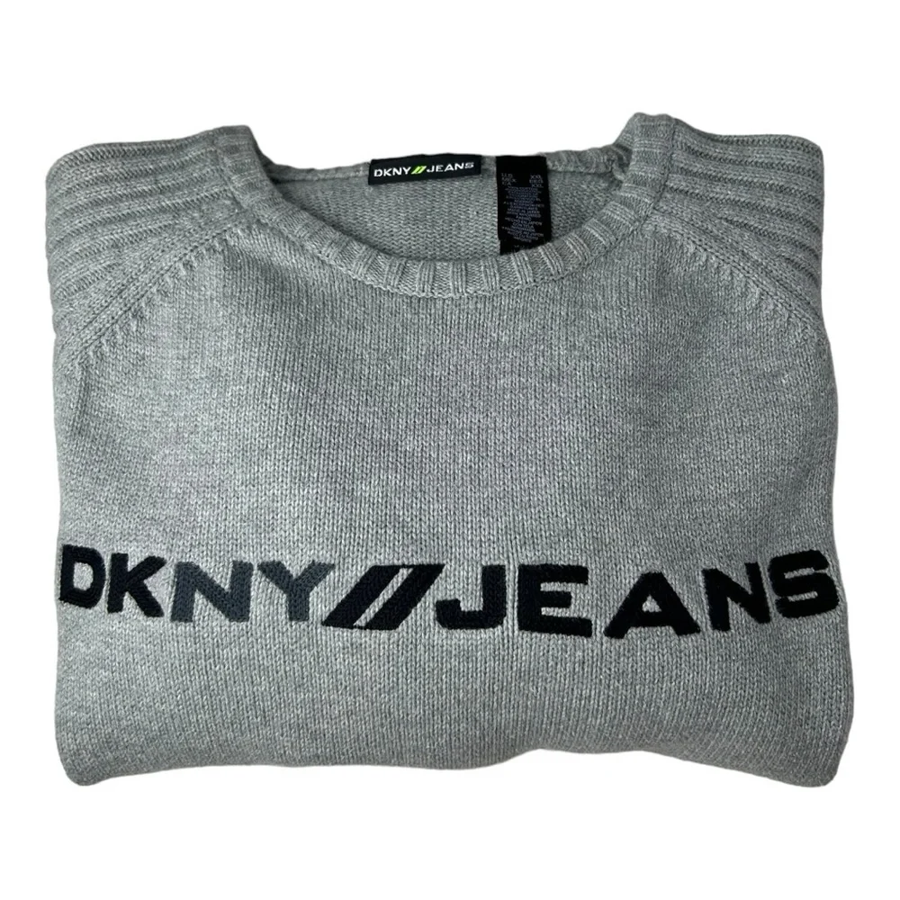 DKNY JEANS Men’s Logo Embroidered‎ Sweater Size XXL